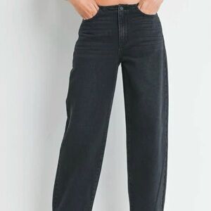 Just Black Denim Black Straigh Leg Jeans